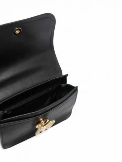 Moschino logo embellished shoulder bag