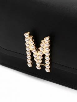 Moschino logo embellished shoulder bag