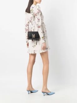 Moschino logo embellished shoulder bag