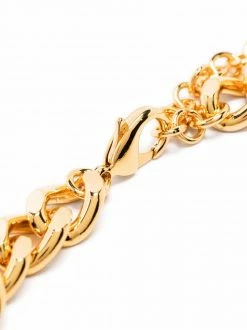 Deals ✨ Moschino Crystal logo curb chain necklace ⭐ 7 Moschino crystal logo curb chain necklace