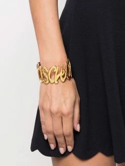 Moschino logo letters cuff