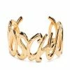 Moschino logo letters cuff