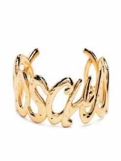 Moschino logo letters cuff