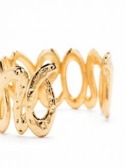 Moschino logo letters cuff