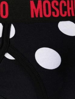 Moschino polka-dot logo briefs