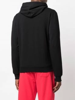 Moschino teddy-logo zipped hoodie