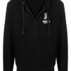 Moschino teddy-logo zipped hoodie