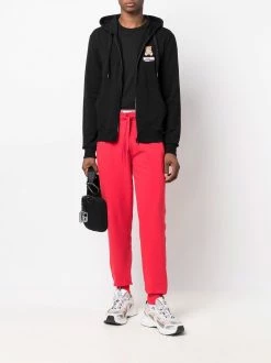 Moschino tape-detail slim joggers