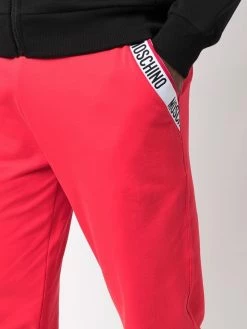 Moschino tape-detail slim joggers