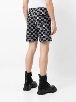 Moschino teddy bear print track shorts