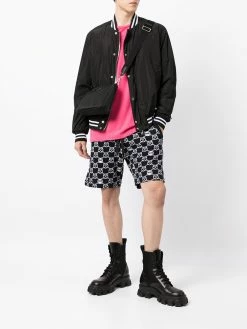 Moschino teddy bear print track shorts