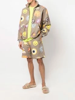 Moschino all-over logo check bermuda shorts