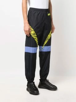 Moschino contrast-print track pants