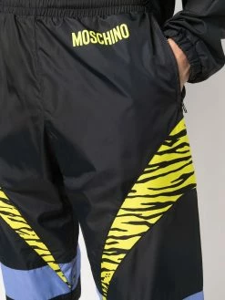 Moschino contrast-print track pants