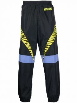 Moschino contrast-print track pants