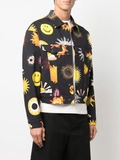 Coupon ๐ Moschino Sun print denim jacket ๐ฏ 9 Moschino sun print denim jacket