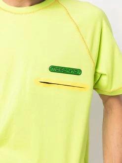 Moschino logo-patch cotton T-shirt