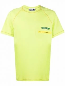 Moschino logo-patch cotton T-shirt