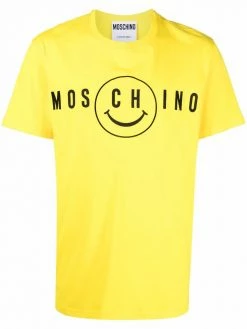 Moschino smile logo-print cotton T-shirt