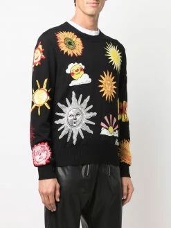 Brand new ๐ Moschino Sunflower knit jumper โ๏ธ 9 Moschino sunflower knit jumper