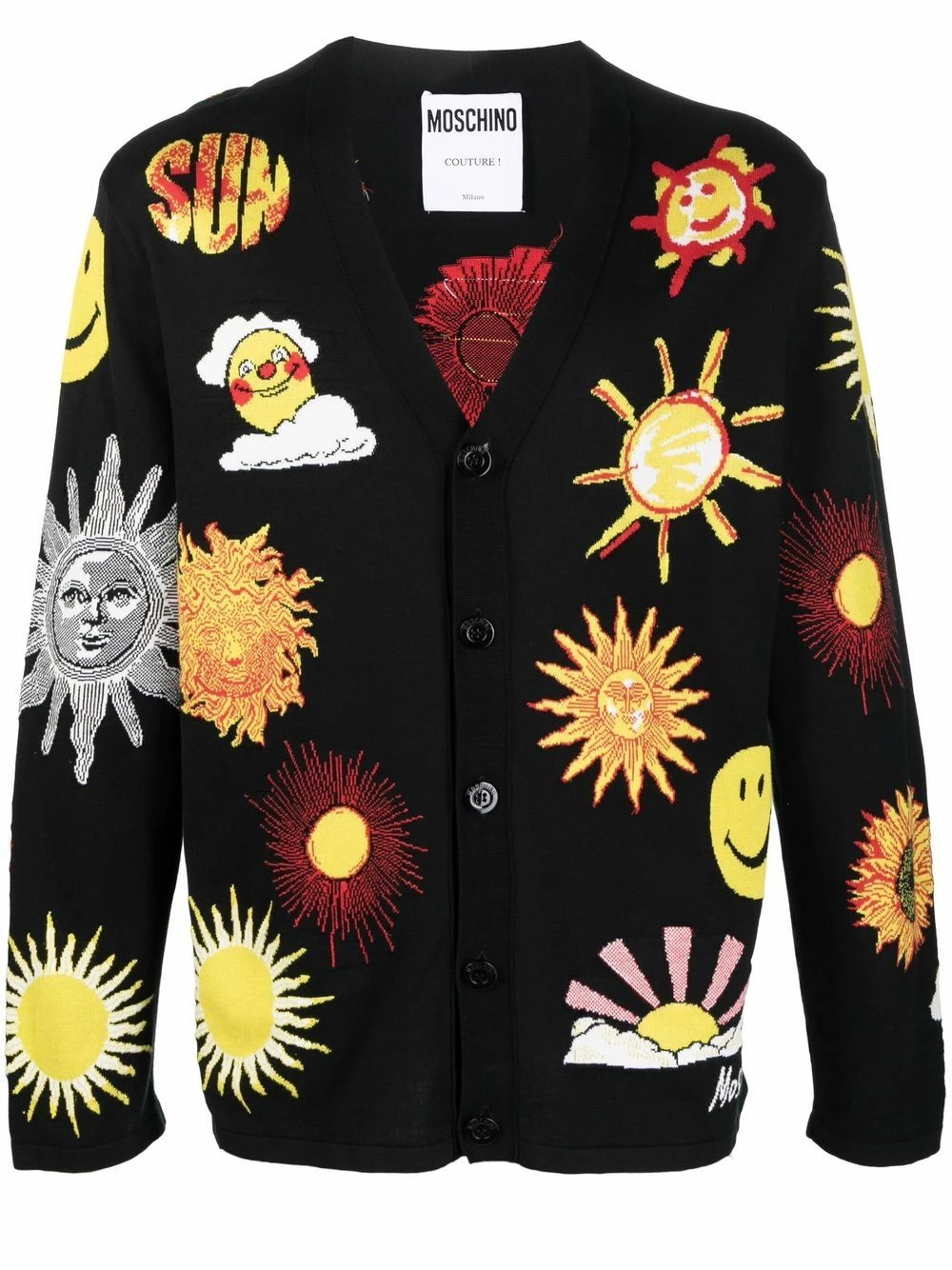 Wholesale ๐ Moschino Sun print cardigan ๐ 3 Moschino sun print cardigan