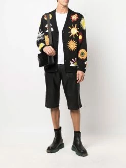 Moschino sun print cardigan
