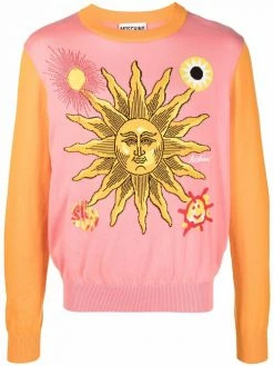 Moschino sun print jumper