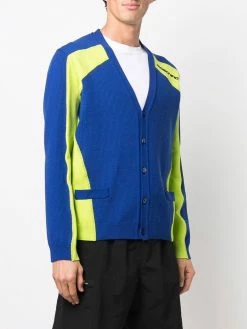 Moschino two-tone panelled cardigan
