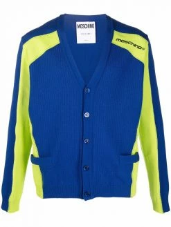 Moschino two-tone panelled cardigan