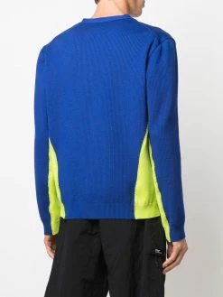 Moschino two-tone panelled cardigan