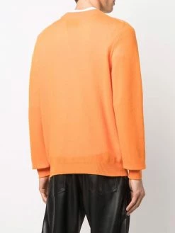 Moschino smiley face logo jumper