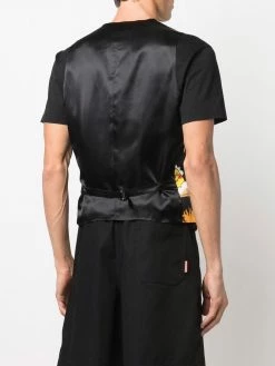 Moschino sun print waistcoat