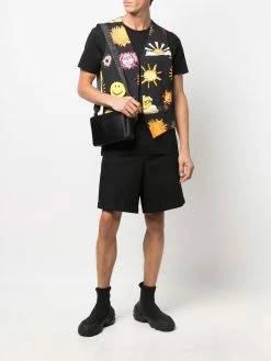 Moschino sun print waistcoat