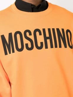Moschino colour block logo-print sweatshirt