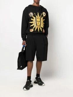 Moschino graphic-print pullover hoodie