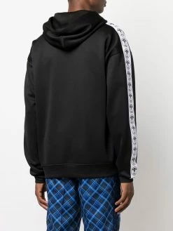 Moschino logo-tape hoodie