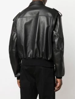 Best deal ๐ Moschino Logo print leather jacket โค๏ธ 10 Moschino logo-print leather jacket