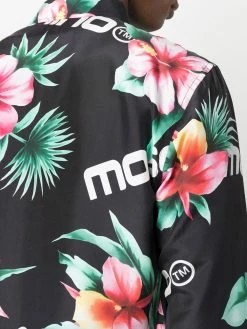 Moschino floral-print silk shirt