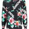 Moschino floral-print silk shirt