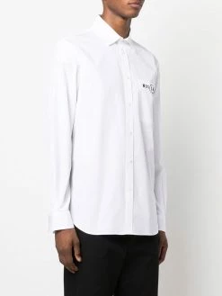 Moschino logo-print button-up shirt