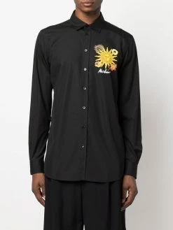 Moschino graphic-print button-up shirt