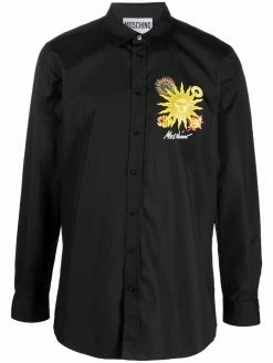 Moschino graphic-print button-up shirt