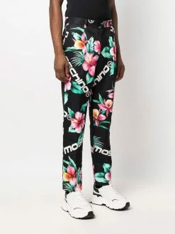 Moschino floral-print track pants