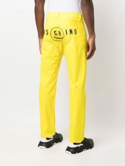 Coupon ๐ Moschino Logo print straight leg trousers ๐ฅ 10 Moschino logo-print straight-leg trousers