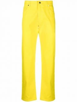 Moschino logo-print straight-leg trousers