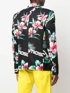 Promo ๐งจ Moschino Floral print double breasted blazer ๐คฉ 10 Moschino floral-print double-breasted blazer