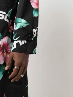 Moschino floral-print oversized coat