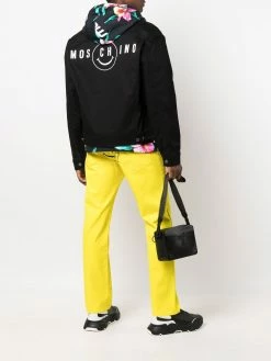 Moschino logo-print denim jacket