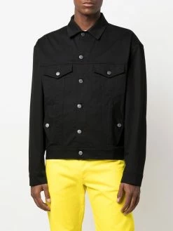 Moschino logo-print denim jacket