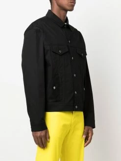 Moschino logo-print denim jacket